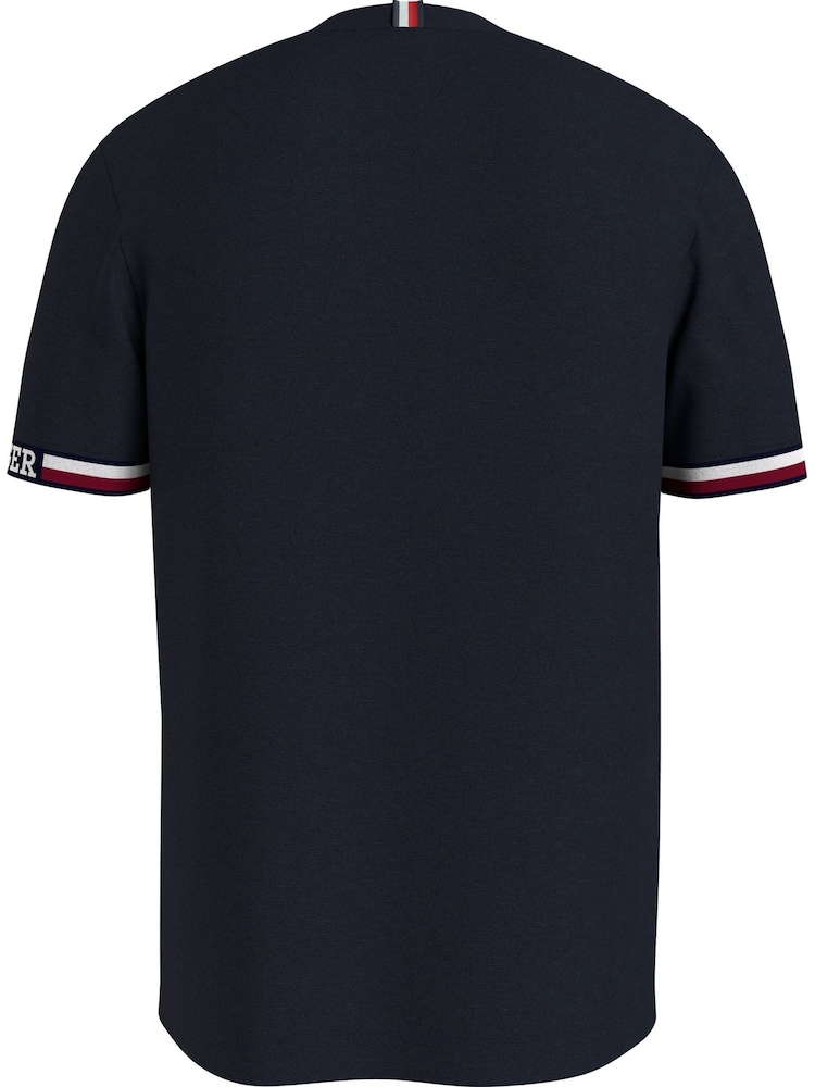 Tommy Hilfiger Blue Monotype T-Shirt - Image 2 of 5 Tommy Hilfiger Blue Monotype T-Shirt - Image 2 of 5