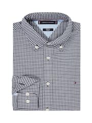 Tommy Hilfiger Blue BT Textured Gingham Shirt - Image 3 of 4