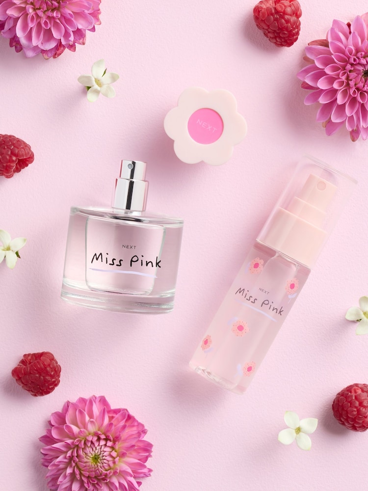 Kids Miss Pink 50ml Light Perfume and 50ml Body Mist Gift Set - Image 1 of 4