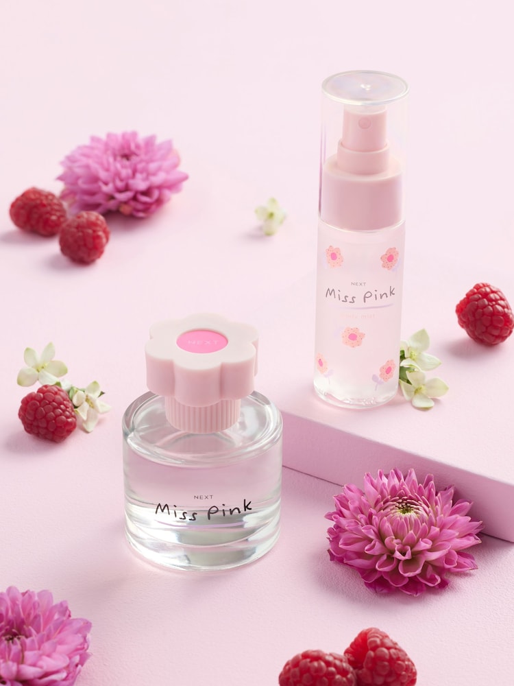 Kids Miss Pink 50ml Light Perfume and 50ml Body Mist Gift Set - Image 2 of 4 Kids Miss Pink 50ml Light Perfume and 50ml Body Mist Gift Set - Image 2 of 4