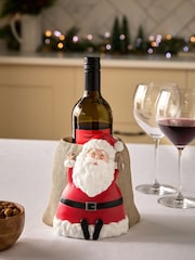 Red Santa Christmas Bottle Holder - Image 1 of 4