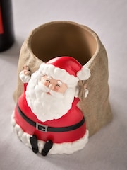 Red Santa Christmas Bottle Holder - Image 2 of 4