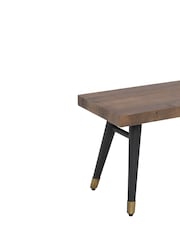 Barker and Stonehouse Brown Modi Reclaimed 160cm Wood Bench - Image 4 of 5