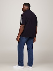 Tommy Hilfiger Blue 100% Cotton B&T Global Monotype Polo Top - Image 2 of 6