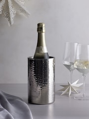 Silver Hammered Wine Cooler - Image 1 of 3