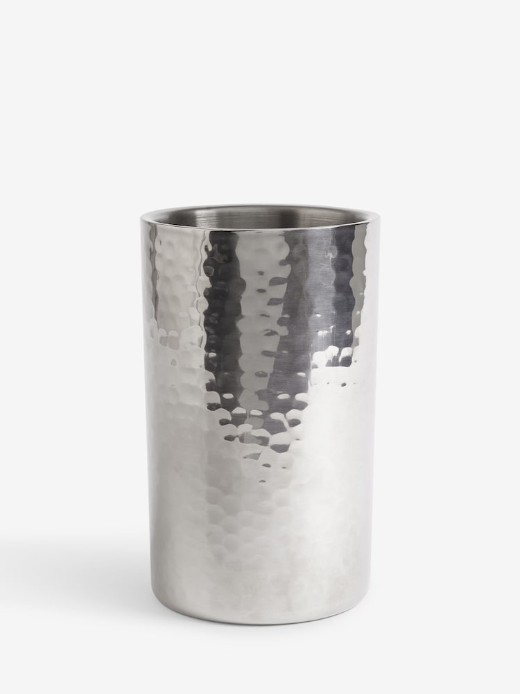 Silver Hammered Wine Cooler - Image 3 of 3