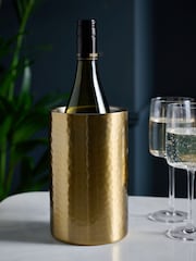 Gold Hammered Wine Cooler - Image 1 of 3