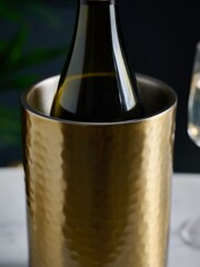 Gold Hammered Wine Cooler - Image 2 of 3