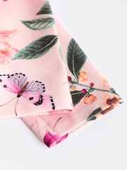 Pink Floral Baby Long Sleeve Frill Top And Leggings Set - Image 9 of 14