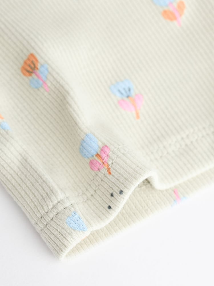Blumenmuster, Mintgrün - Baby Top and Wide Leg Trousers 2 Piece Set (0mths-2yrs) - Bild 14 von 14 Blumenmuster, Mintgrün - Baby Top and Wide Leg Trousers 2 Piece Set (0mths-2yrs) - Bild 14 von 14