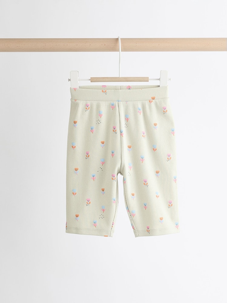 Vert menthe à fleurs - Baby Top and Wide Leg Trousers 2 Piece Set - Image 6 of 14