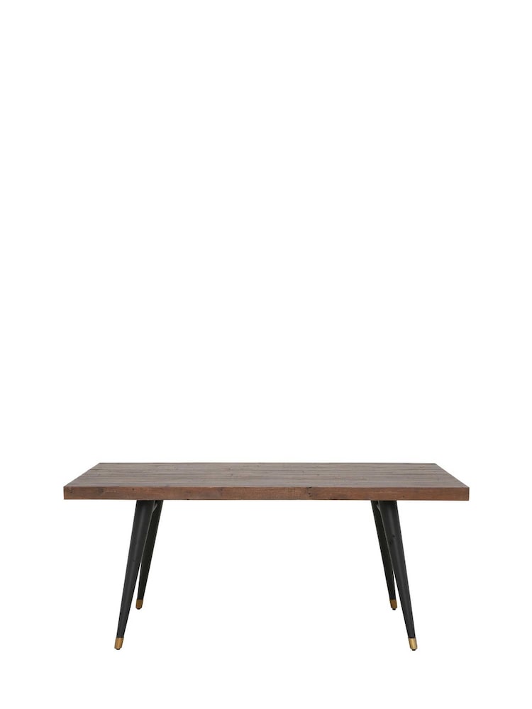 Barker and Stonehouse Brown Modi Reclaimed Wood Dining Table - Image 2 of 6