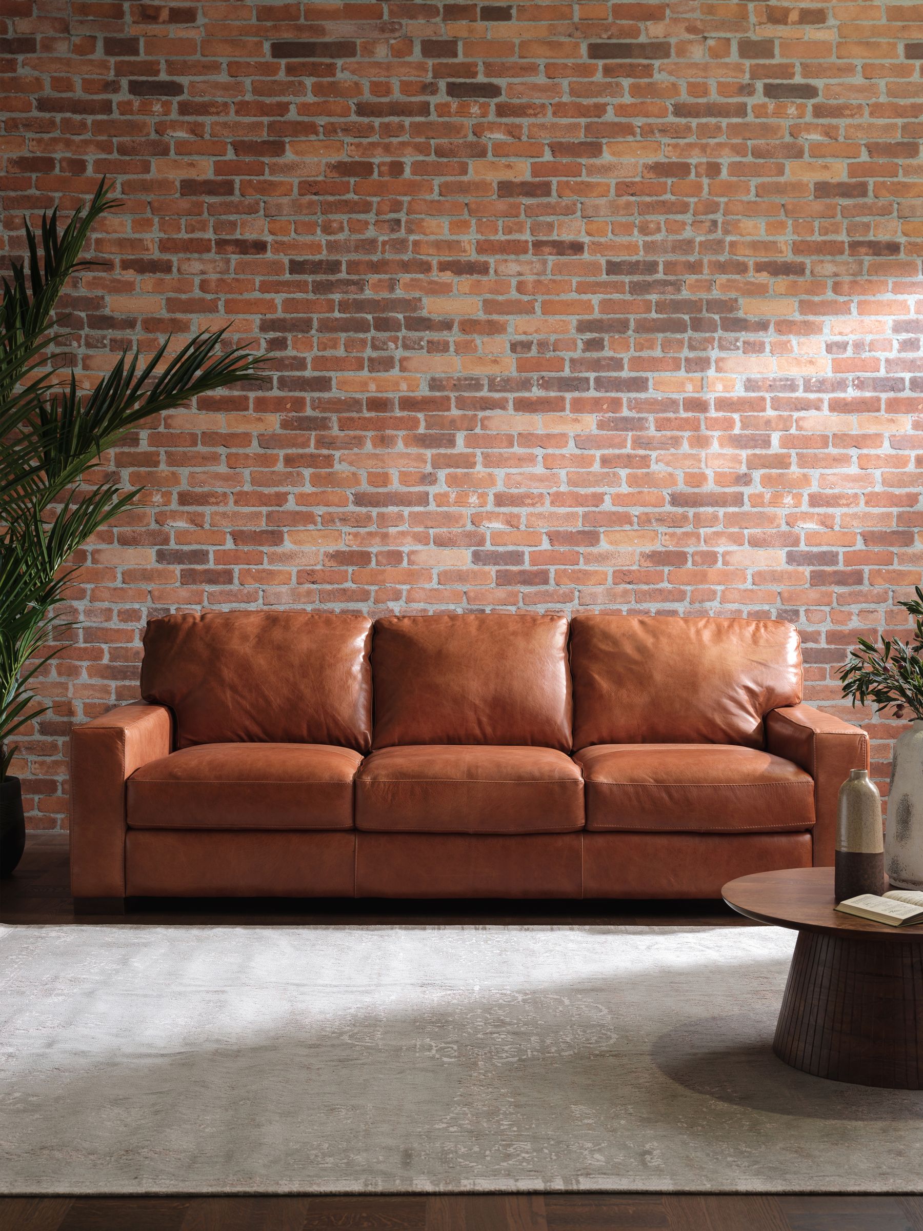 Barker and stonehouse leather sofa 2025