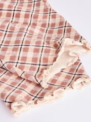 Cream/Check Baby 100% Cotton Sweatshirt And Leggings Set - Image 13 of 13