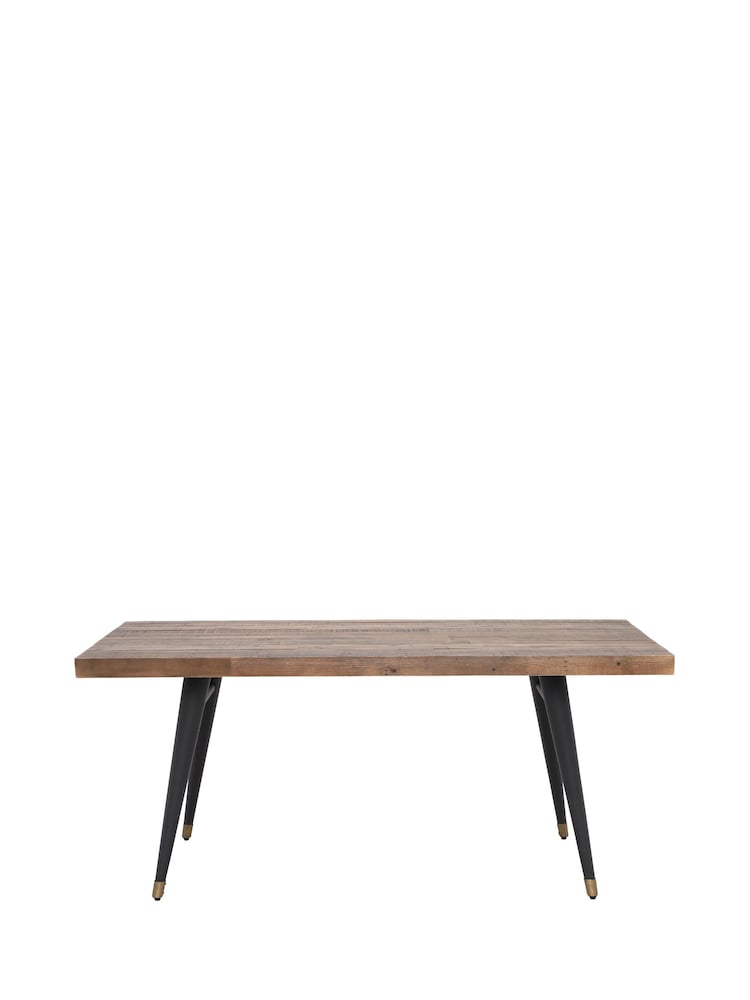 Barker and Stonehouse Brown Modi Reclaimed Wood Dining Table - Image 2 of 6