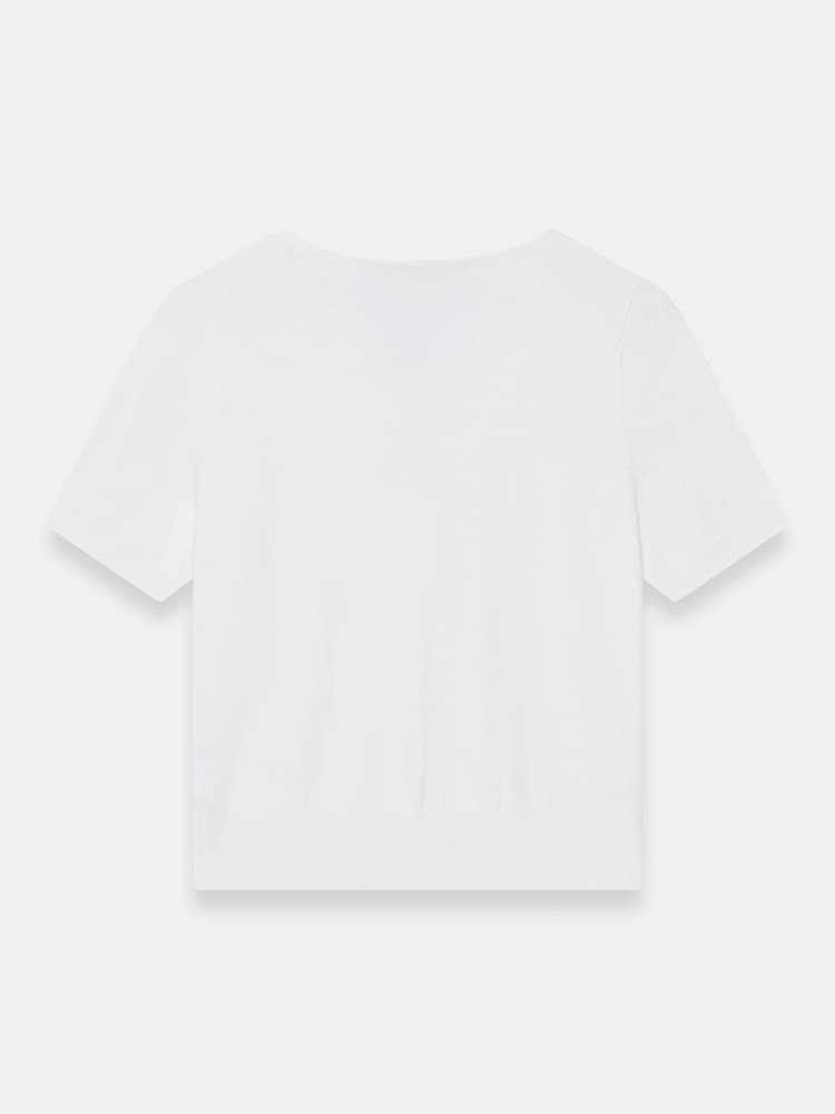 Mint Velvet Cream Cotton Lace Trim Top - Image 7 of 7 Mint Velvet Cream Cotton Lace Trim Top - Image 7 of 7