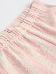 Green/Pink Stripe Baby Sweatshirt And Wide Leg Trousers Set - Image 10 of 10