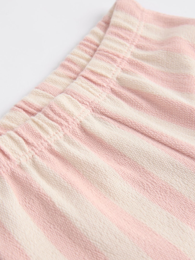 Green/Pink Stripe Baby Sweatshirt And Wide Leg Trousers Set - Image 10 of 10 Green/Pink Stripe Baby Sweatshirt And Wide Leg Trousers Set - Image 10 of 10
