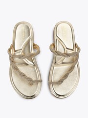 Carvela Gold Loopi Tt Flip Flop And Sandals - Image 2 of 4