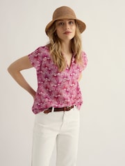 Seasalt Cornwall Pink Deep Lane Shirt - Image 3 of 5