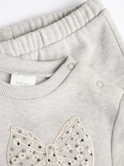 Grey/White Taping Baby Sweatshirt and Joggers Set - Image 10 of 11