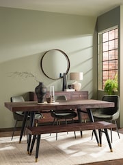 Barker and Stonehouse Brown Modi Reclaimed Wood Extending Dining 4-6 Seater Extending Dining Table - Image 1 of 6