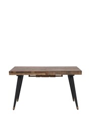 Barker and Stonehouse Brown Modi Reclaimed Wood Extending Dining 4-6 Seater Extending Dining Table - Image 2 of 6