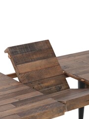 Barker and Stonehouse Brown Modi Reclaimed Wood Extending Dining 4-6 Seater Extending Dining Table - Image 5 of 6