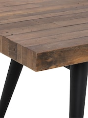 Barker and Stonehouse Brown Modi Reclaimed Wood Extending Dining 4-6 Seater Extending Dining Table - Image 6 of 6