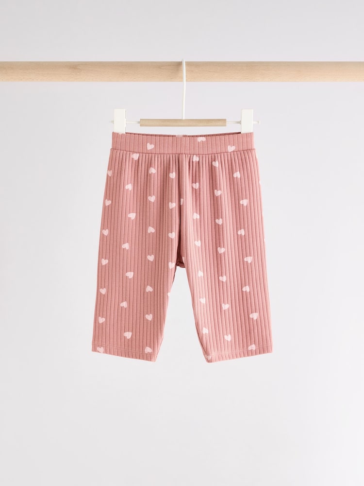 Imprimé cœur rose - Baby Top and Wide Leg Trousers 2 Piece Set - Image 5 of 12