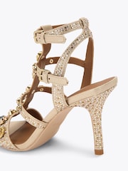 Kurt Geiger London Gold Octavia Gladiator Sandals - Image 3 of 4