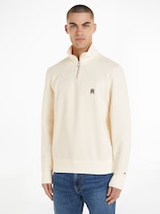 Tommy Hilfiger Monogram Cream Sweatshirt - Image 1 of 6