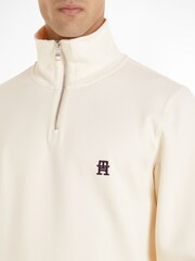 Tommy Hilfiger Monogram Cream Sweatshirt - Image 3 of 6