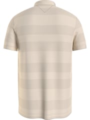 Tommy Hilfiger Natural Stripe Regular 100% Cotton Polo Top - Image 2 of 5