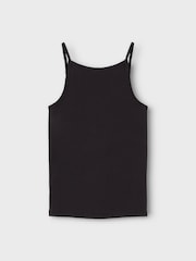 Name It Black Organic Cotton Vest 2 Pack - Image 4 of 5