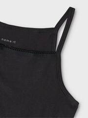 Name It Black Organic Cotton Vest 2 Pack - Image 5 of 5