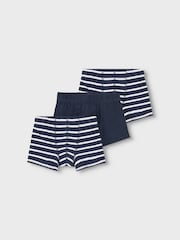 Name It Blue Boxers 3 Pack - Image 1 of 5