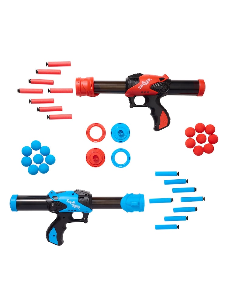 Smiggle Red Air Popper Blasters - Image 1 of 2