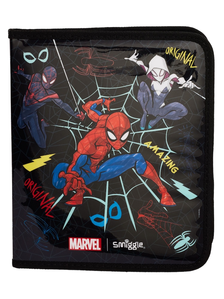 Smiggle Black Spider-Man Zip It Stationery Gift Pack - Image 2 of 2