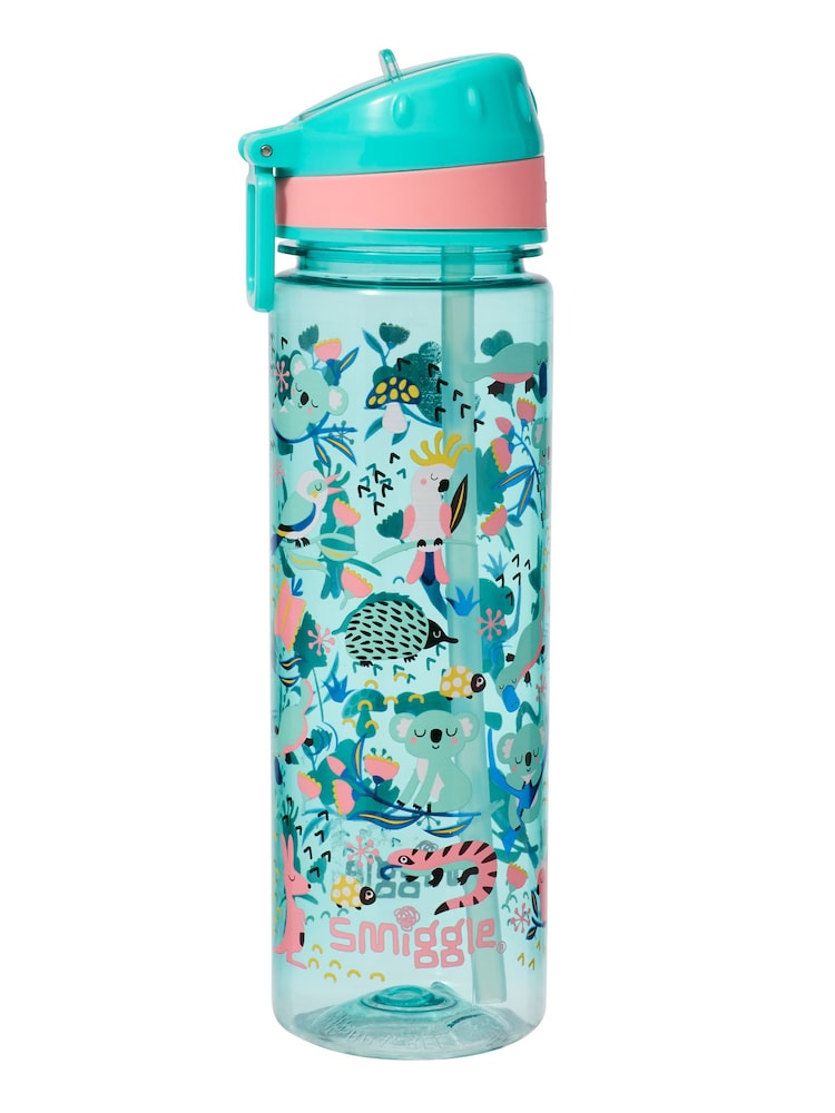 Smiggle Blue Hi There Drink Up Plastic Drink Bottle 650Ml - Image 1 of 2