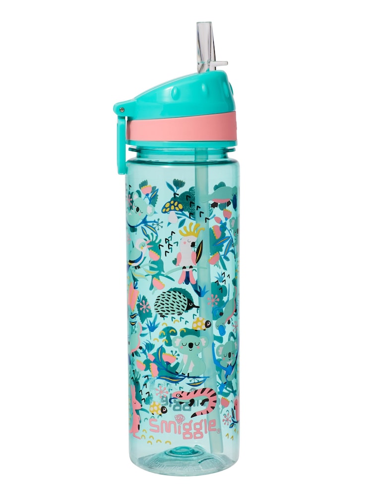 Smiggle Blue Hi There Drink Up Plastic Drink Bottle 650Ml - Image 2 of 2