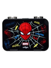 Smiggle Black Spider-Man Medium Happy Bento Lunchbox - Image 1 of 4