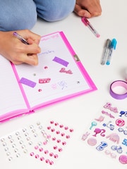 Smiggle Pink Barbie DIY Lockable Journal - Image 3 of 3