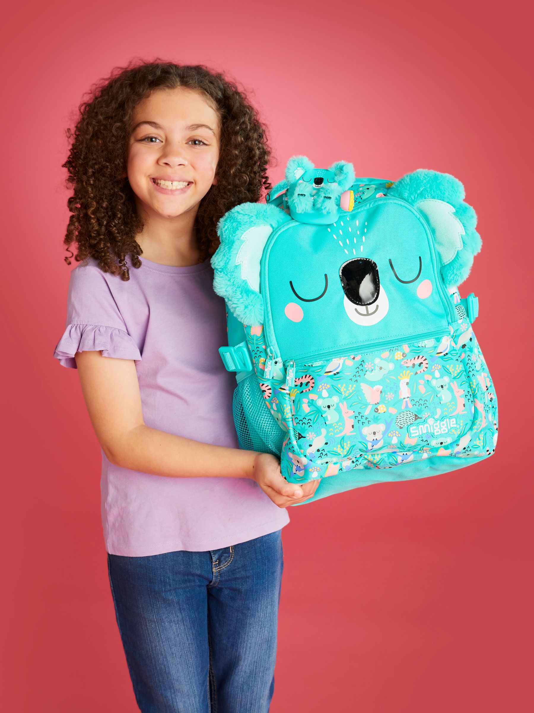 Buy Smiggle Blue Hi There Classic Attach Backpack from Next USA