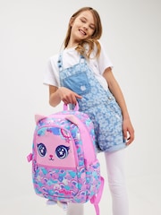 Рожевий - Smiggle Привіт Класичний прикріплений рюкзак - Image 4 of 4