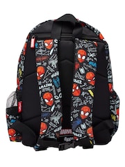 Smiggle Black Spider-Man Junior Character Hoodie Backpack - Image 2 of 5