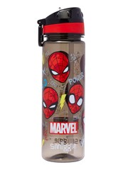 Smiggle Black Spider-Man Drink Up Plastic Drink Bottle 650ml - Image 1 of 2