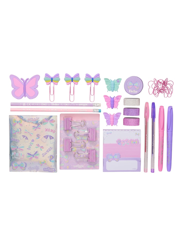 Smiggle Purple Flutter Stationery Gift Box - Image 1 of 2