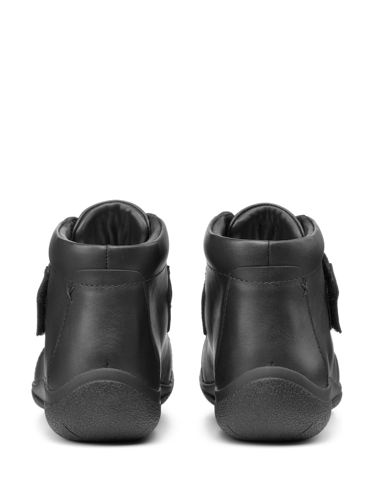 Hotter Black Wide Fit Daydream Touch-Fastening Boots - Image 4 of 4 Hotter Black Wide Fit Daydream Touch-Fastening Boots - Image 4 of 4