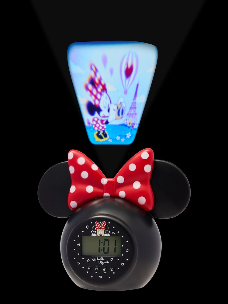 Smiggle Red Minnie Mouse Projector Clock - Image 2 of 3